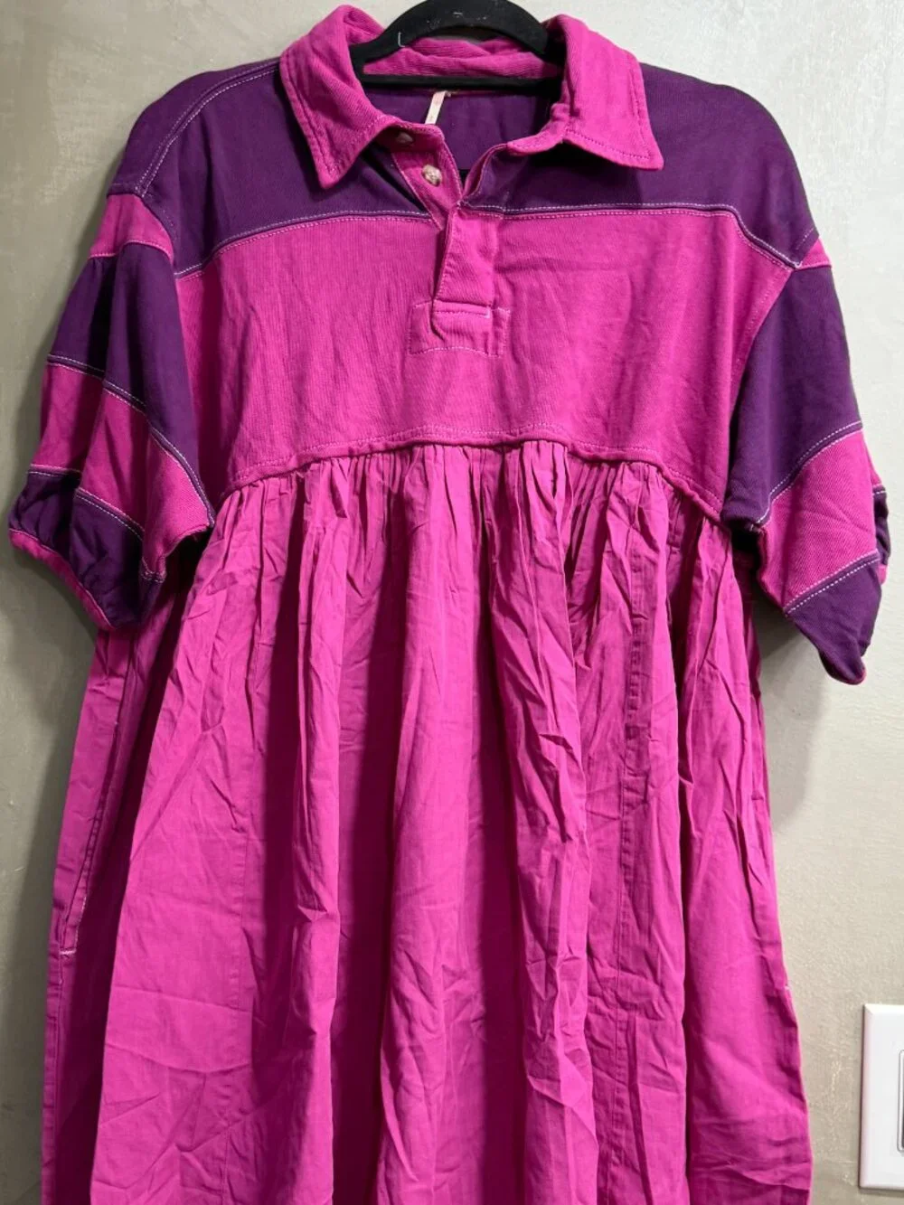 remi rugby mini dress Free People